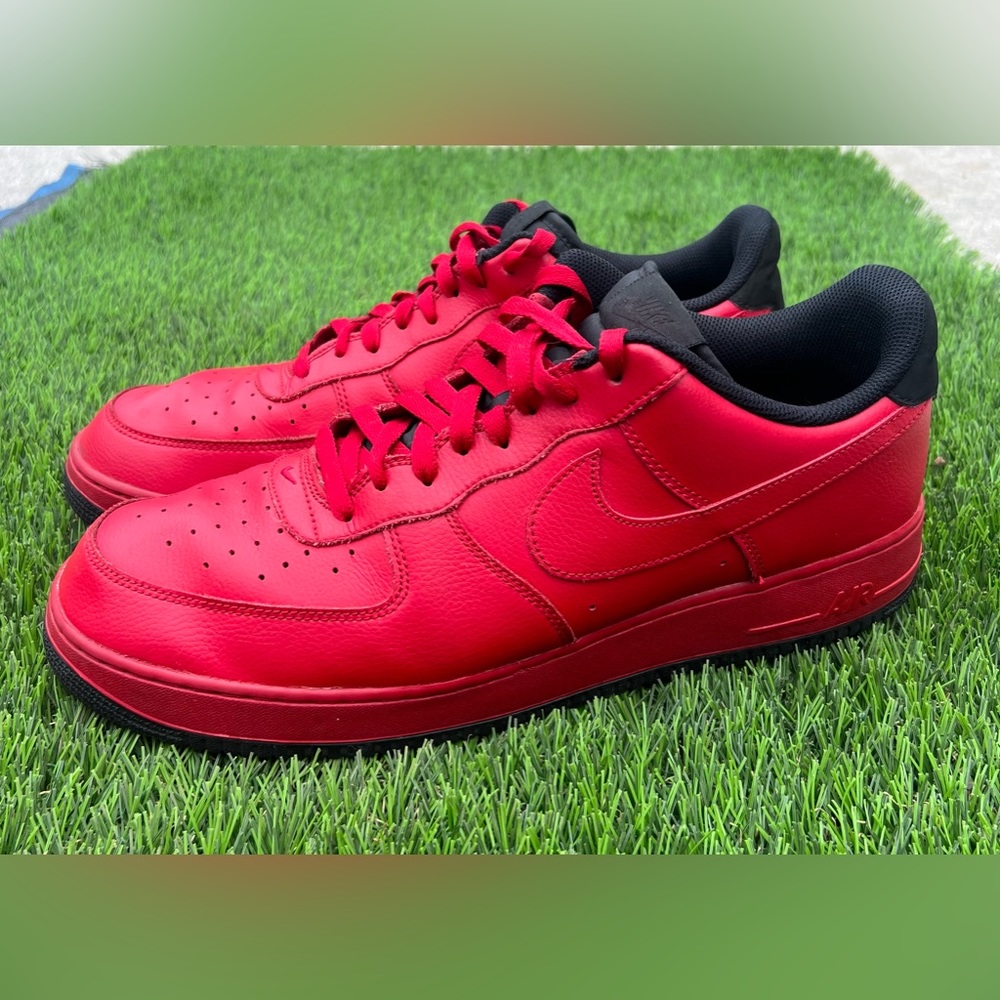 Size 14 - Nike Air Force 1 Low LV8 Triple Red 82